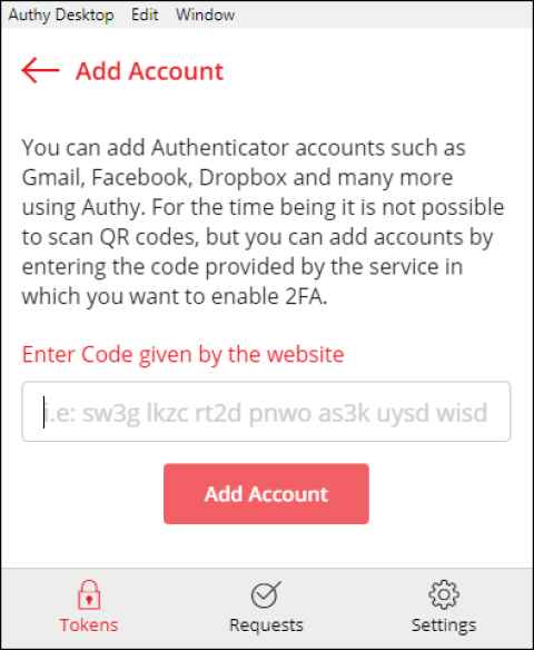 How to use authy app